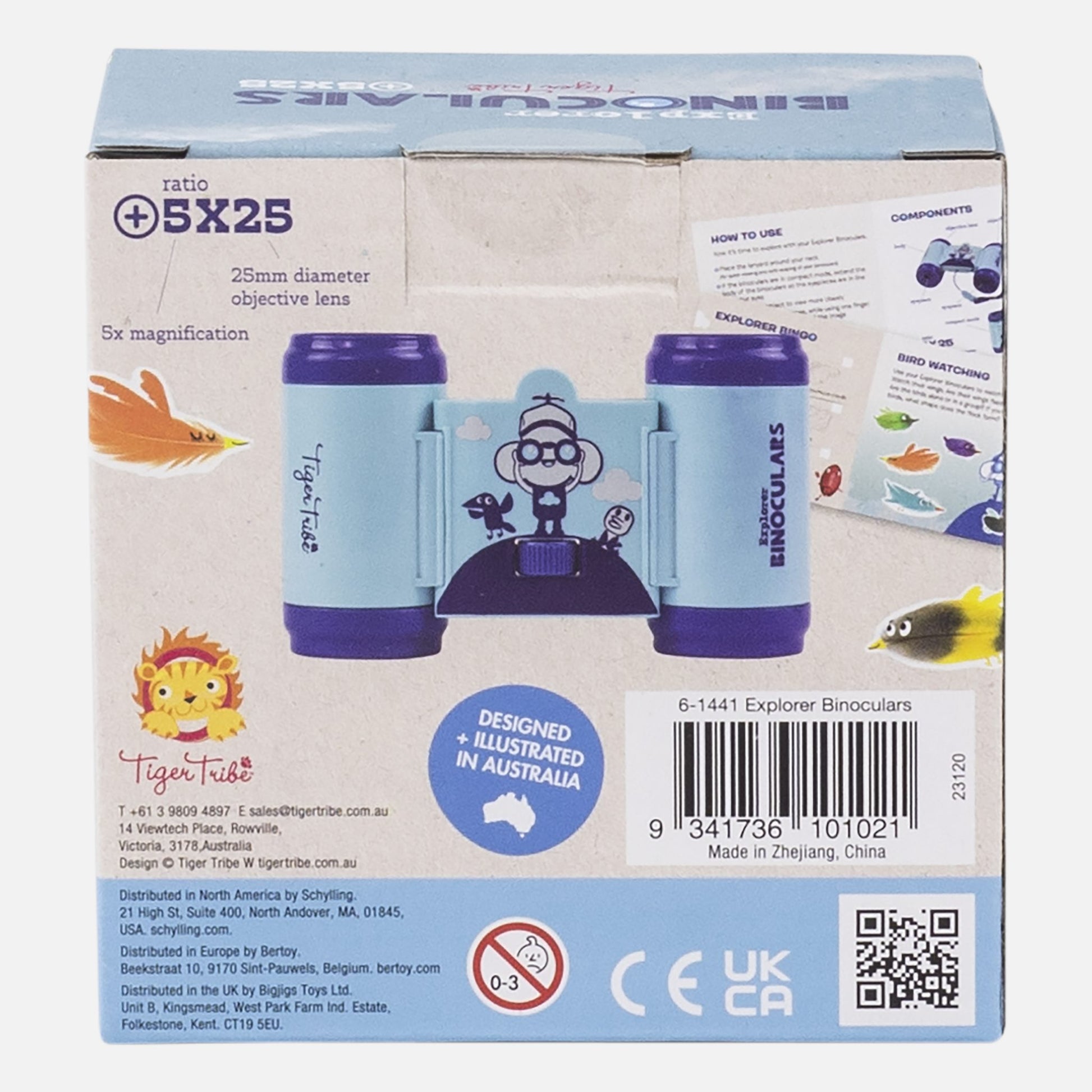 Tiger Tribe | Explorer Binoculars | Suitable for 4-7 years kids
