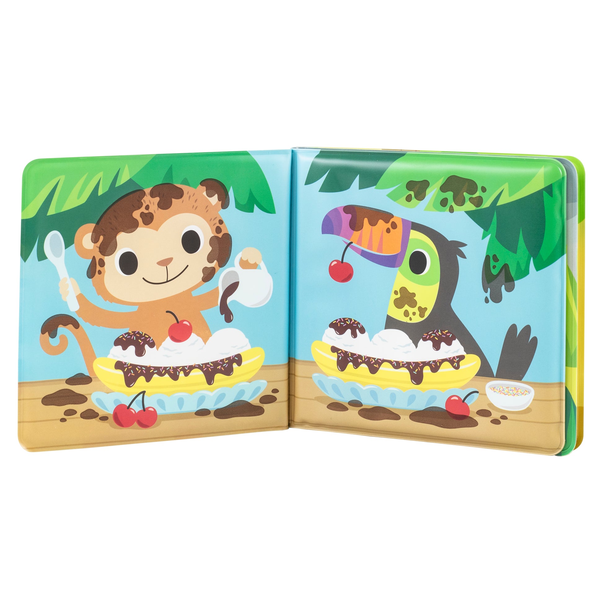 Tiger Tribe Bath Time Bath Book - Messy Jungle