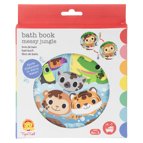 Tiger Tribe Bath Time Bath Book - Messy Jungle - Sweet Pea UAE