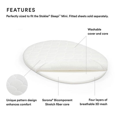 Sleepi Mini Mattress White