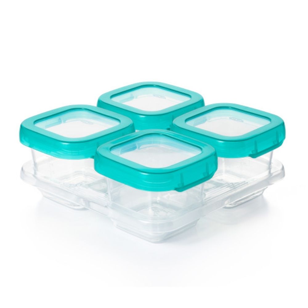Baby Blocks Freezer Storage Containers Multipack for Breast Milk and Baby Food Storage