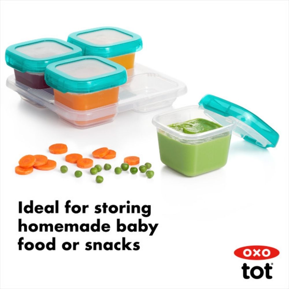 Baby Blocks Freezer Storage Containers Multipack for Breast Milk and Baby Food Storage