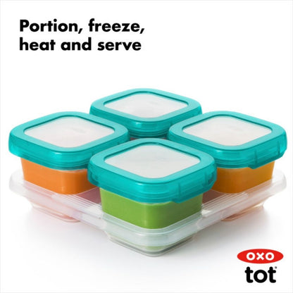 Baby Blocks Freezer Storage Containers Multipack for Breast Milk and Baby Food Storage