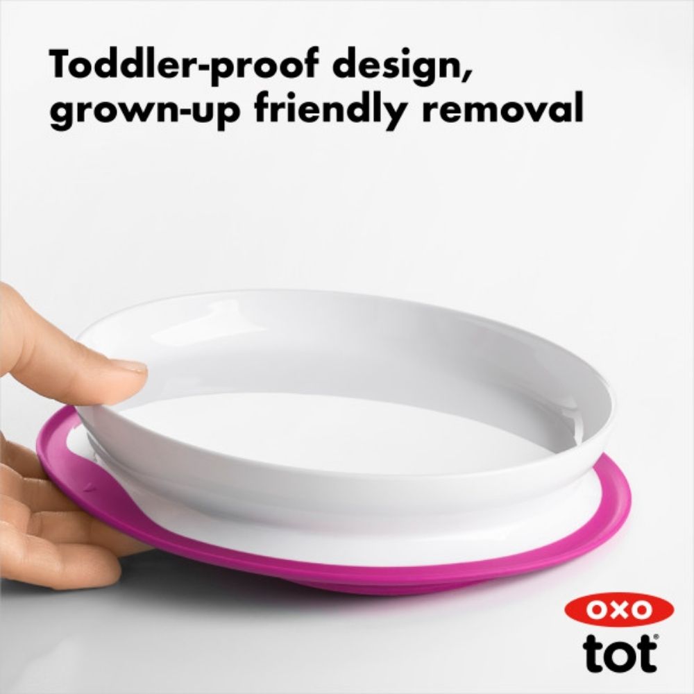 وعاء شفط لاصق - وردي