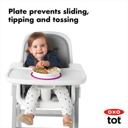 وعاء شفط لاصق - وردي