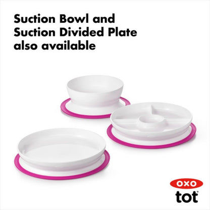 وعاء شفط لاصق - وردي