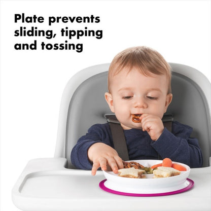 Stick & Stay Suction Divided Plate