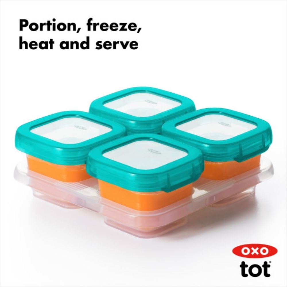 Baby Blocks Freezer Storage Containers Multipack for Breast Milk and Baby Food Storage