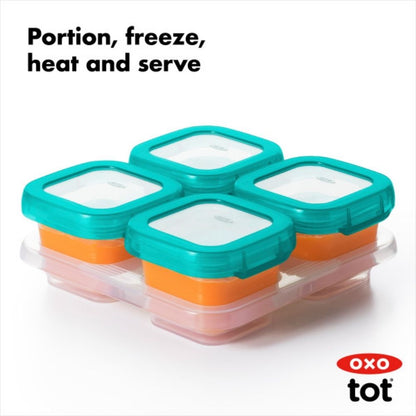 Baby Blocks Freezer Storage Containers Multipack for Breast Milk and Baby Food Storage