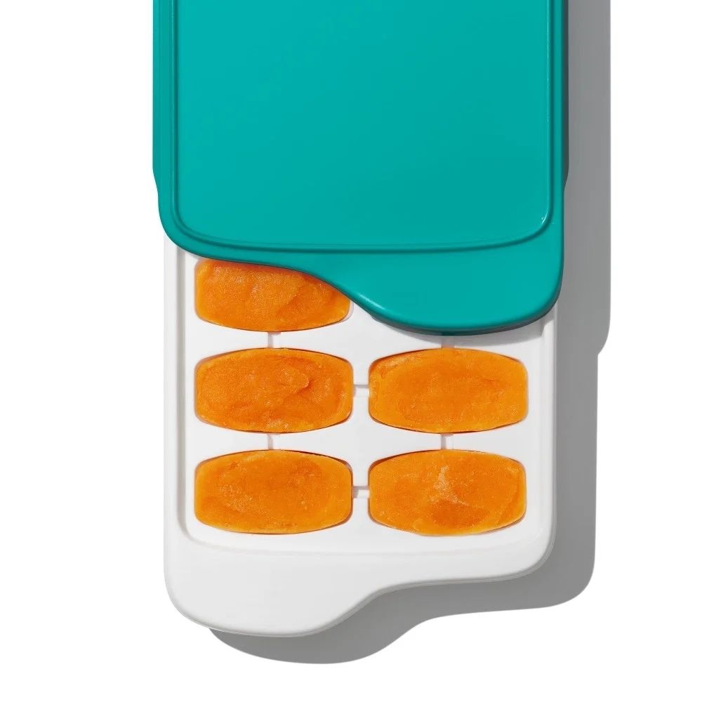 صينية تجميد طعام الأطفال - وردي