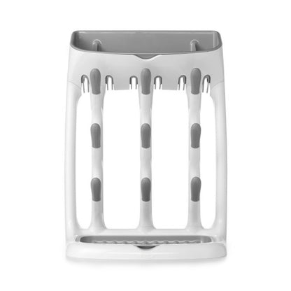 رف تجفيف موفر للمساحة - رمادي