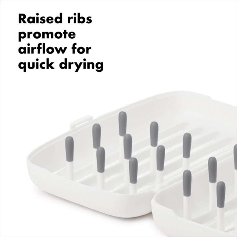 On-The-Go Drying Rack with Bottle Brush