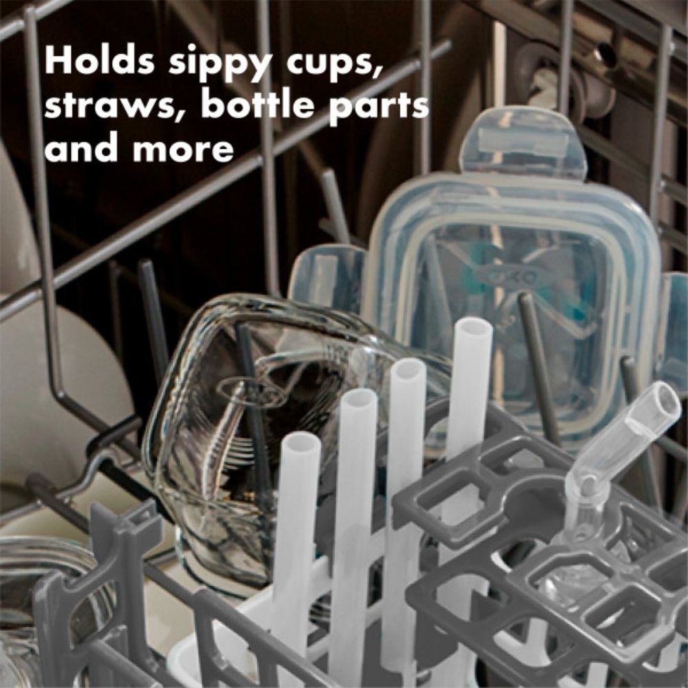 سلة غسالة الصحون - رمادية