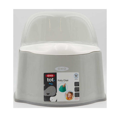 كرسي المرحاض - رمادي