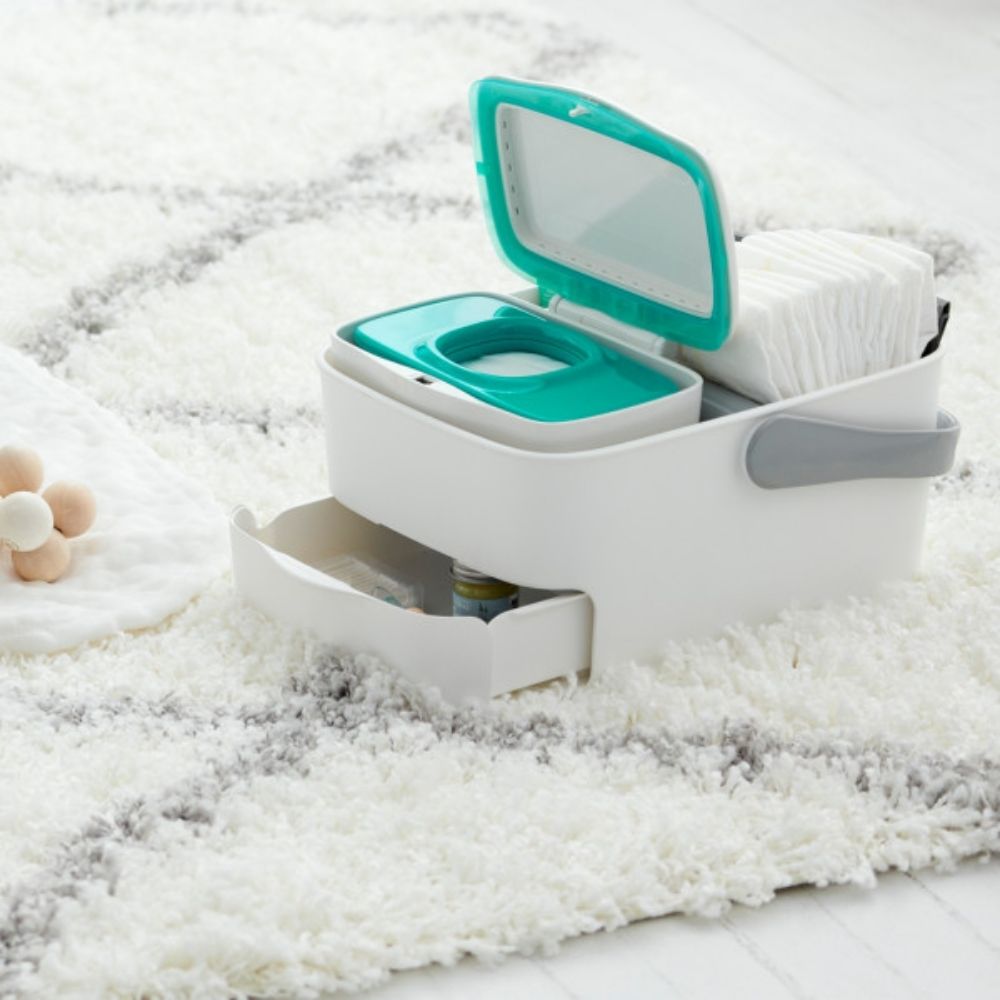 حامل الحفاضات - رمادي