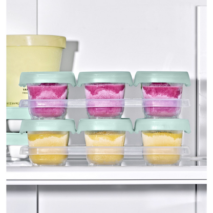 Baby Blocks Food Storage Containers for Breastmilk, Baby Food and Snacks — Leakproof