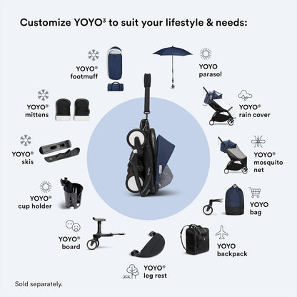 YOYO³ Color Pack Accessory Set for YOYO Collection and Universal Compatibility