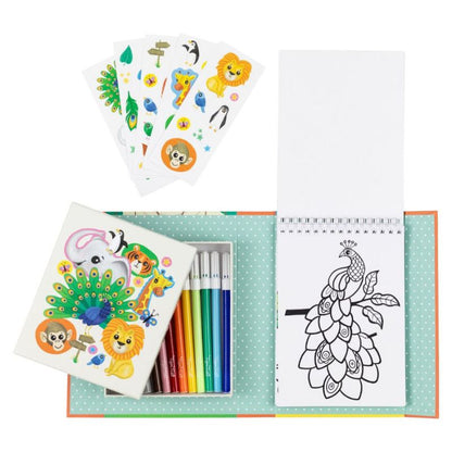 Colouring Set - Assorted Themed Activity Pack for Kids with Multiple Scenes