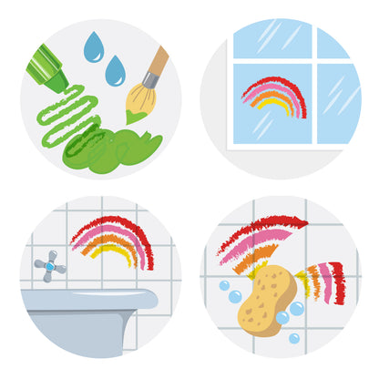 Mini Silk Crayons | Washable, non-toxic and odour free