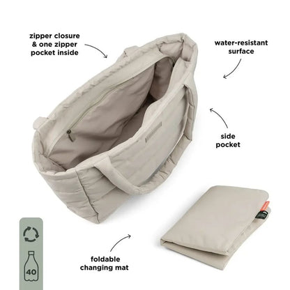 Quilted Changing Tote Bag