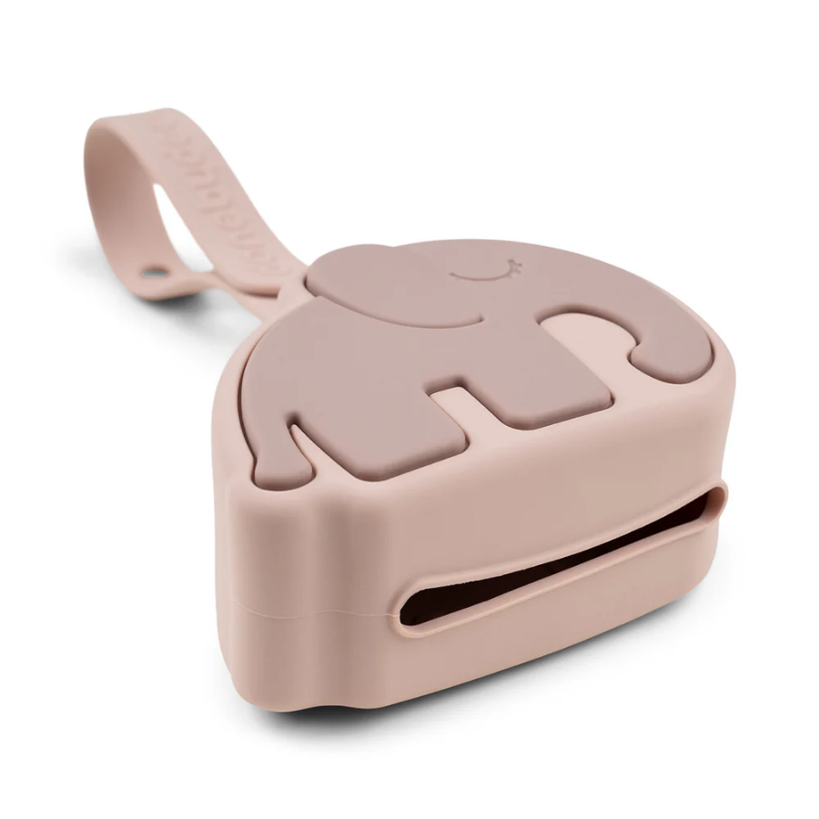 Silicone Pacifier Pouch – Hygienic Holder with Zipper & Clip for On-the-Go Use