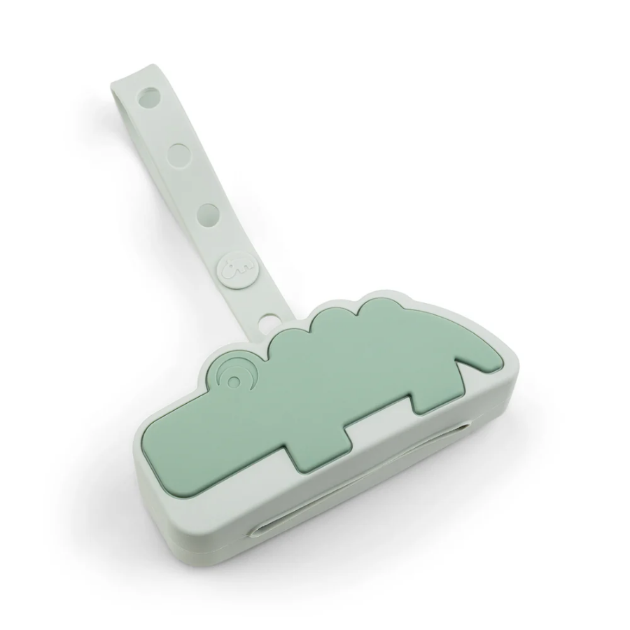 Silicone Pacifier Pouch – Hygienic Holder with Zipper & Clip for On-the-Go Use