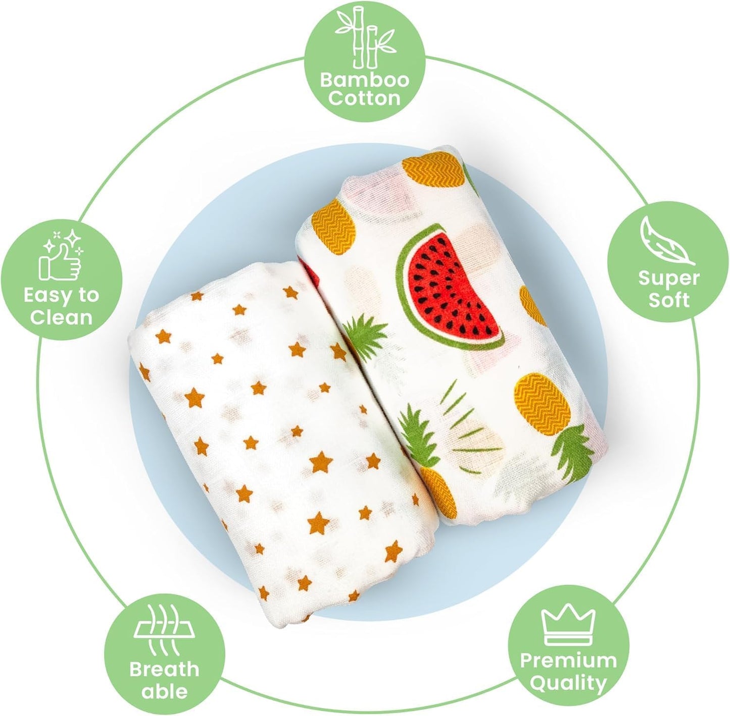 Whale Swaddle Wrap - Pack of 2 | Super Ultra Soft Cotton Malmal Baby Swaddle Cloth | Soft Pure Cotton Sheets Baby Wrap Set for New Born Babies | New Born Swaddles