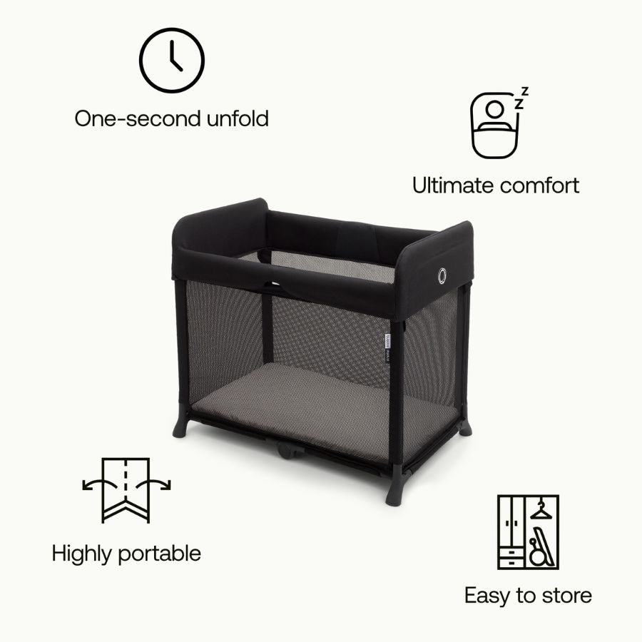 Stardust Compact And Modern Travel Crib