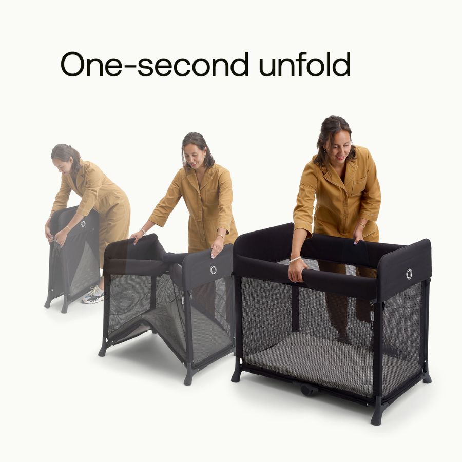 Stardust Compact And Modern Travel Crib