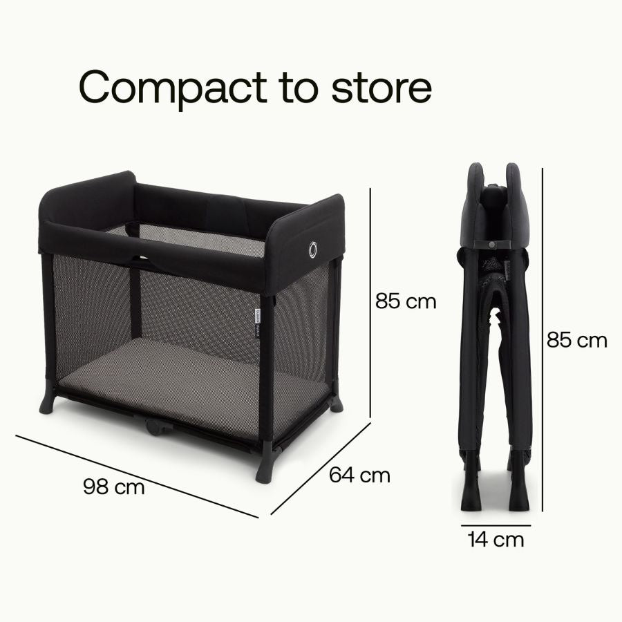 Stardust Compact And Modern Travel Crib