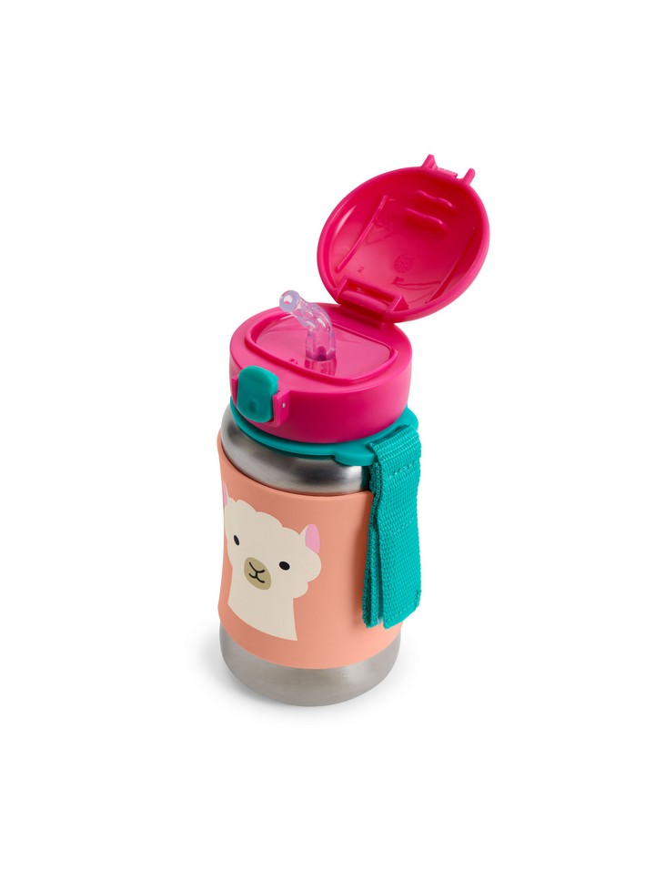 Zoo Stainless Steel Straw Bottle