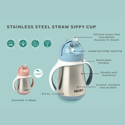 Stainless Steel Insulated Water Bottle and Food Jar — Leakproof Portable Vacuum