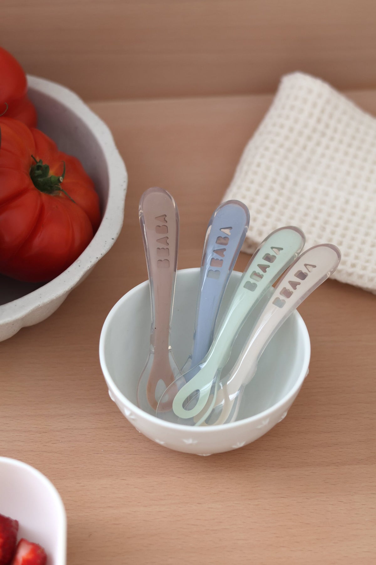 Set of 4 Second Age Silicone Spoons Set