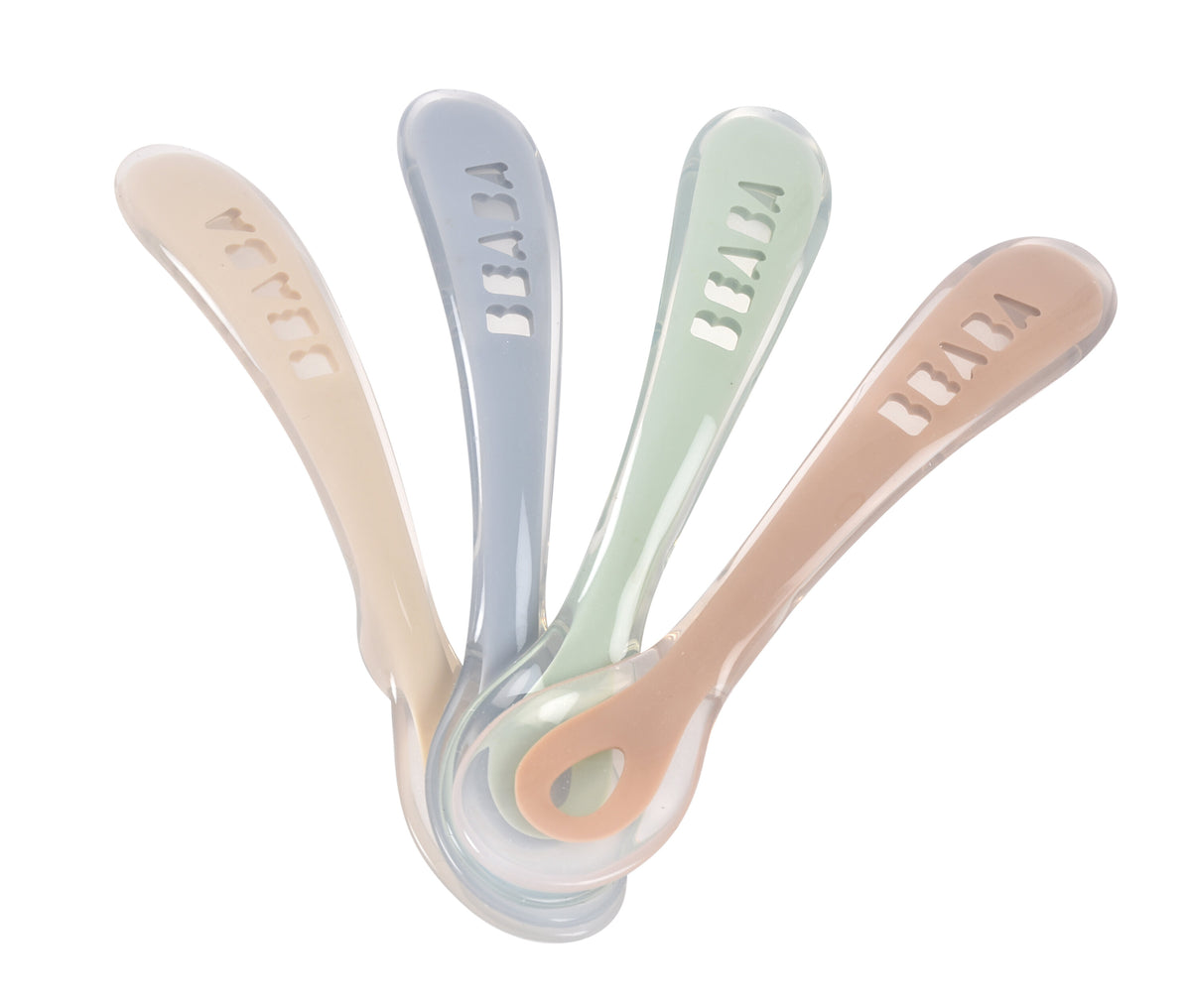 Set of 4 Second Age Silicone Spoons Set