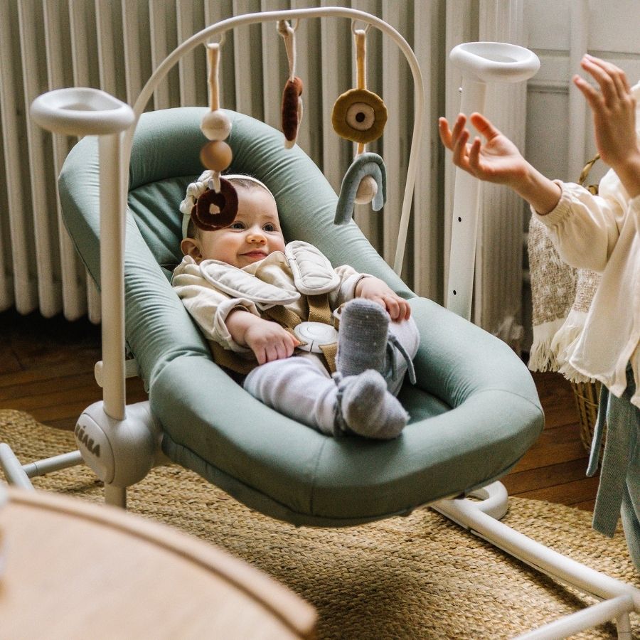 كرسي هزاز للأعلى والأسفل مع عشب البحر