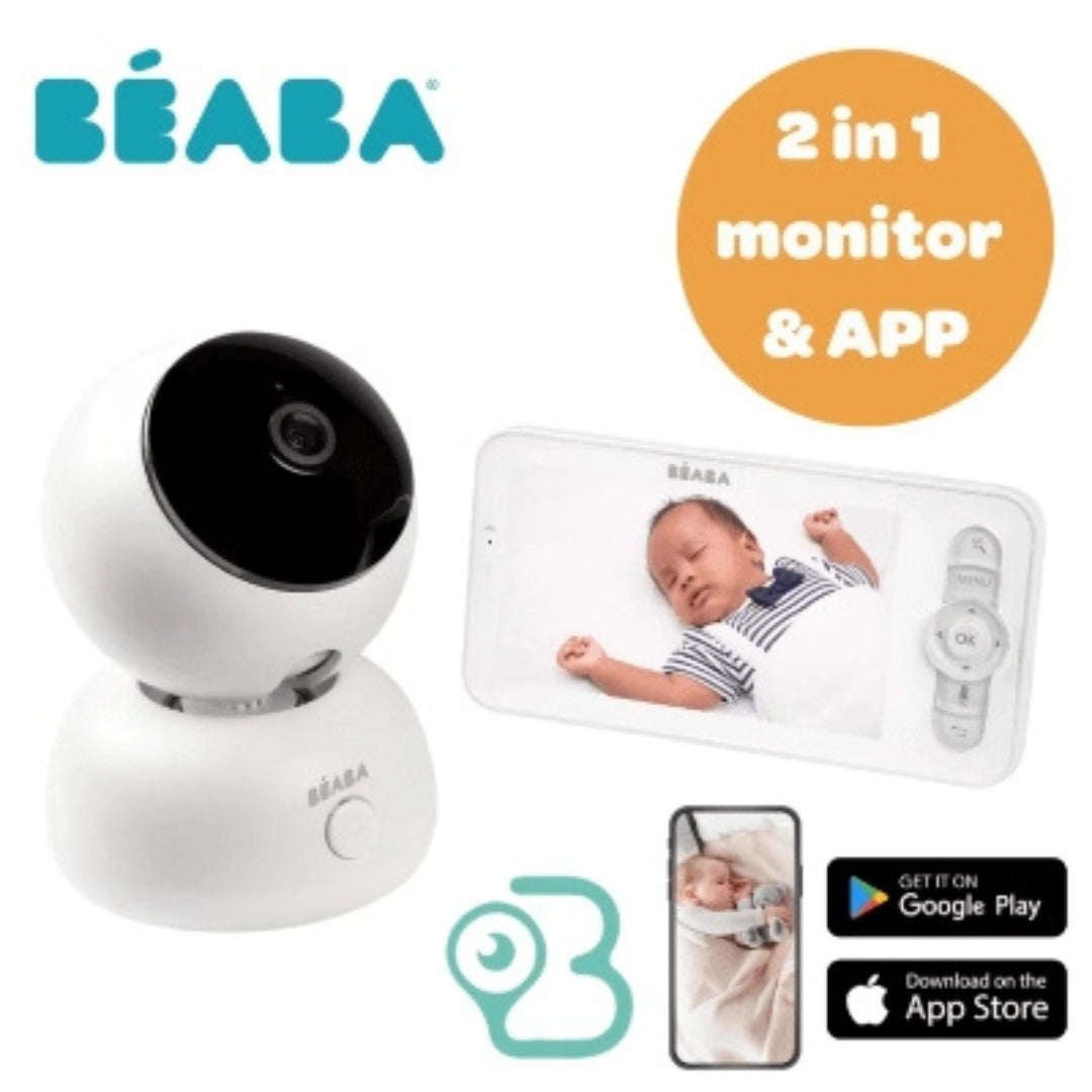 Beaba Baby 2T Video Baby Monitor Zen Premium White
