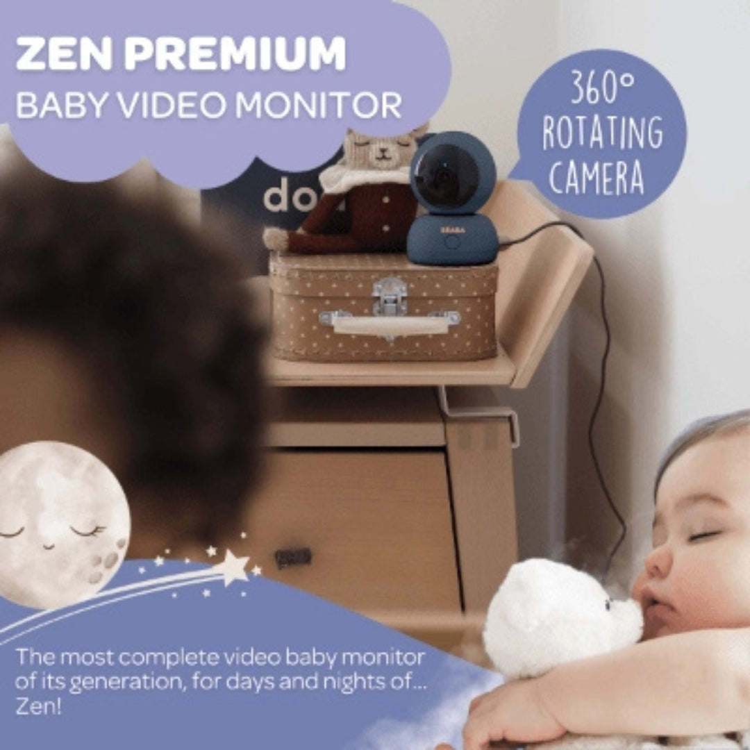 Beaba Baby 2T Video Baby Monitor Zen Premium White