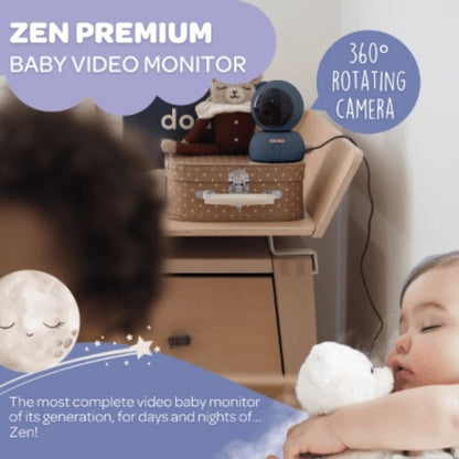 Beaba Baby 2T Video Baby Monitor Zen Premium White