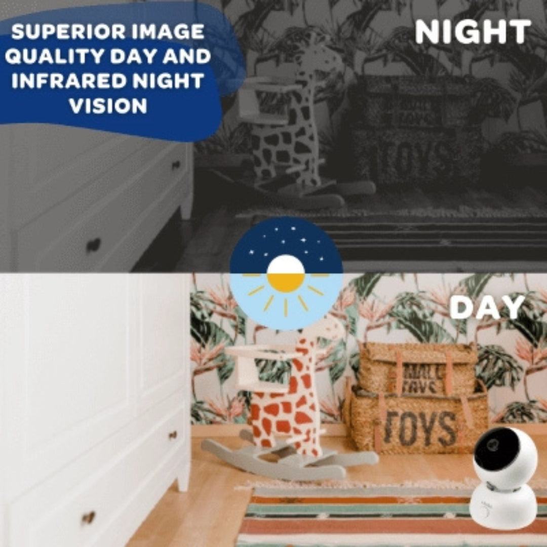 Beaba Baby 2T Video Baby Monitor Zen Premium White