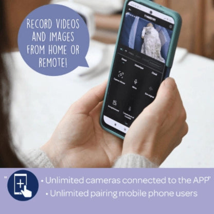 Beaba Baby 2T Video Baby Monitor Zen Premium White