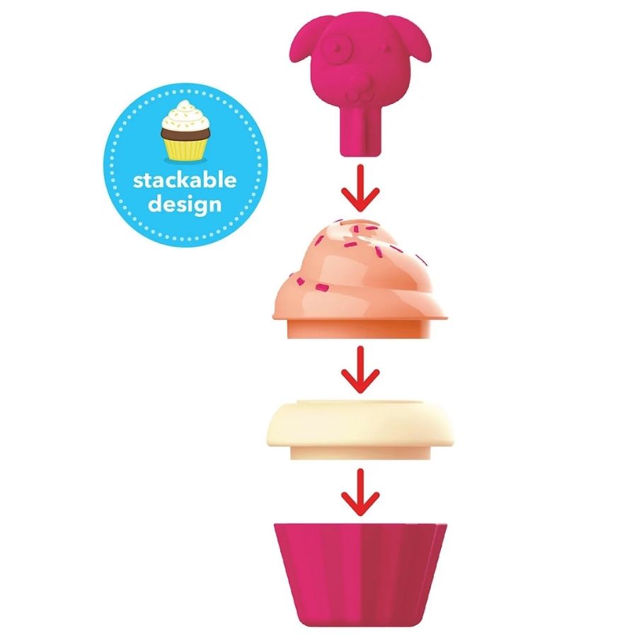 Skip Hop Zoo Sort And Stack Cupcakes Multi Color