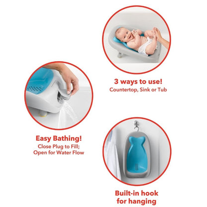 حوض استحمام موبي ريكلاين آند رينس أزرق