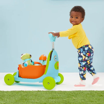 Skip Hop Zoo Ride-On Toy for Kids - Push-and-Ride Animal Walker Durable Toddler