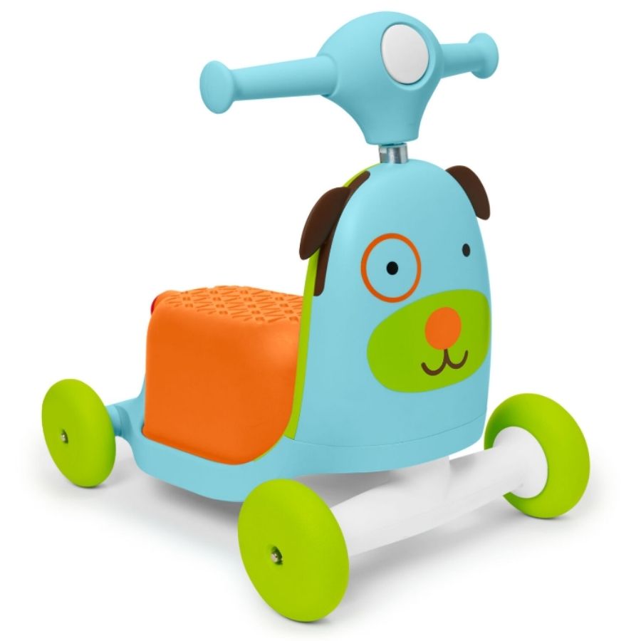 Skip Hop Zoo Ride-On Toy for Kids - Push-and-Ride Animal Walker Durable Toddler