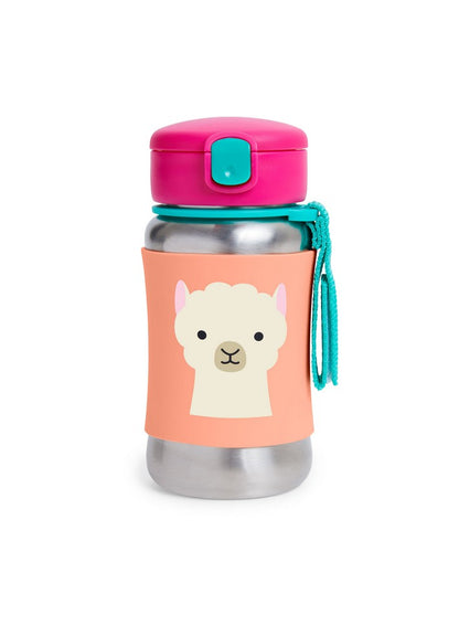 Zoo Stainless Steel Straw Bottle