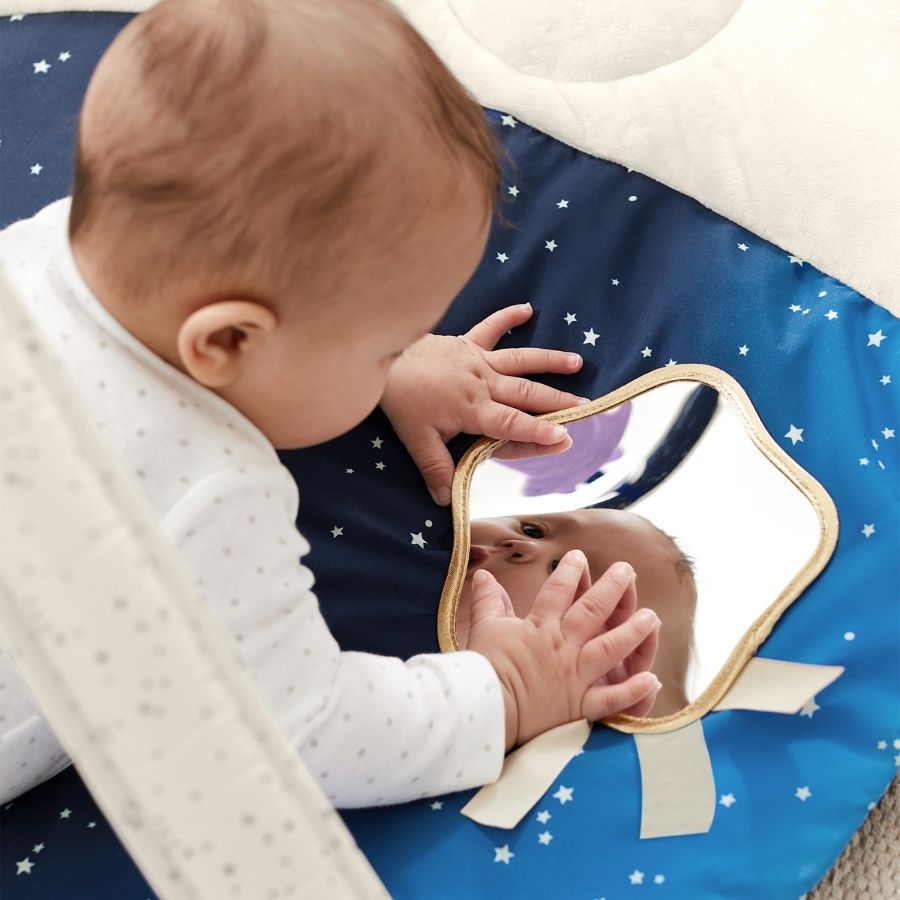 Garden Oasis Celestial Dreams Silver Lining Cloud Activity Gym for Babies