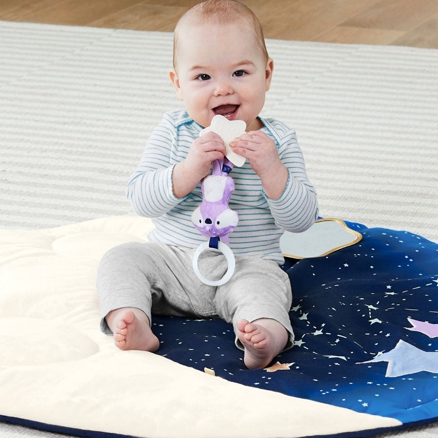 Garden Oasis Celestial Dreams Silver Lining Cloud Activity Gym for Babies