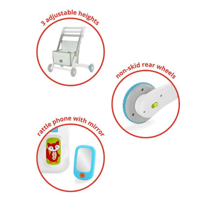 مشاية أنشطة 4 في 1 متعددة الألوان لاستكشاف المزيد من النمو