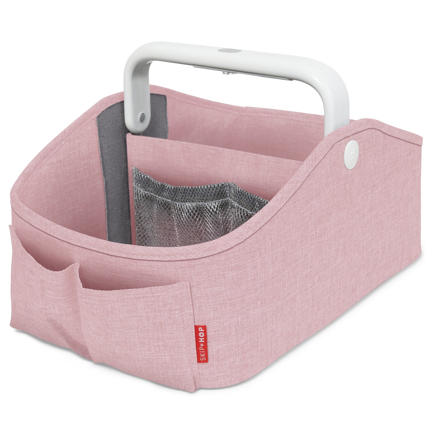 Light Up Diaper Caddy Heather Pink
