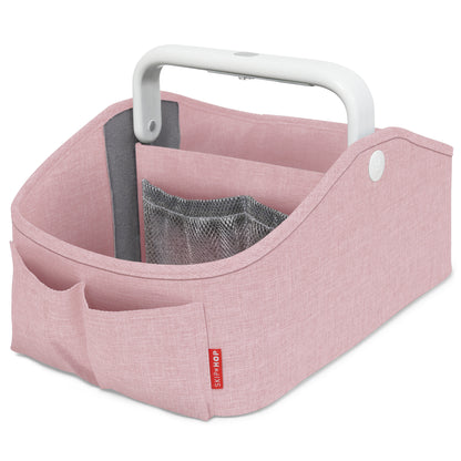 Light Up Diaper Caddy Heather Pink